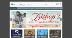 Desktop Screenshot of diocesecc.org